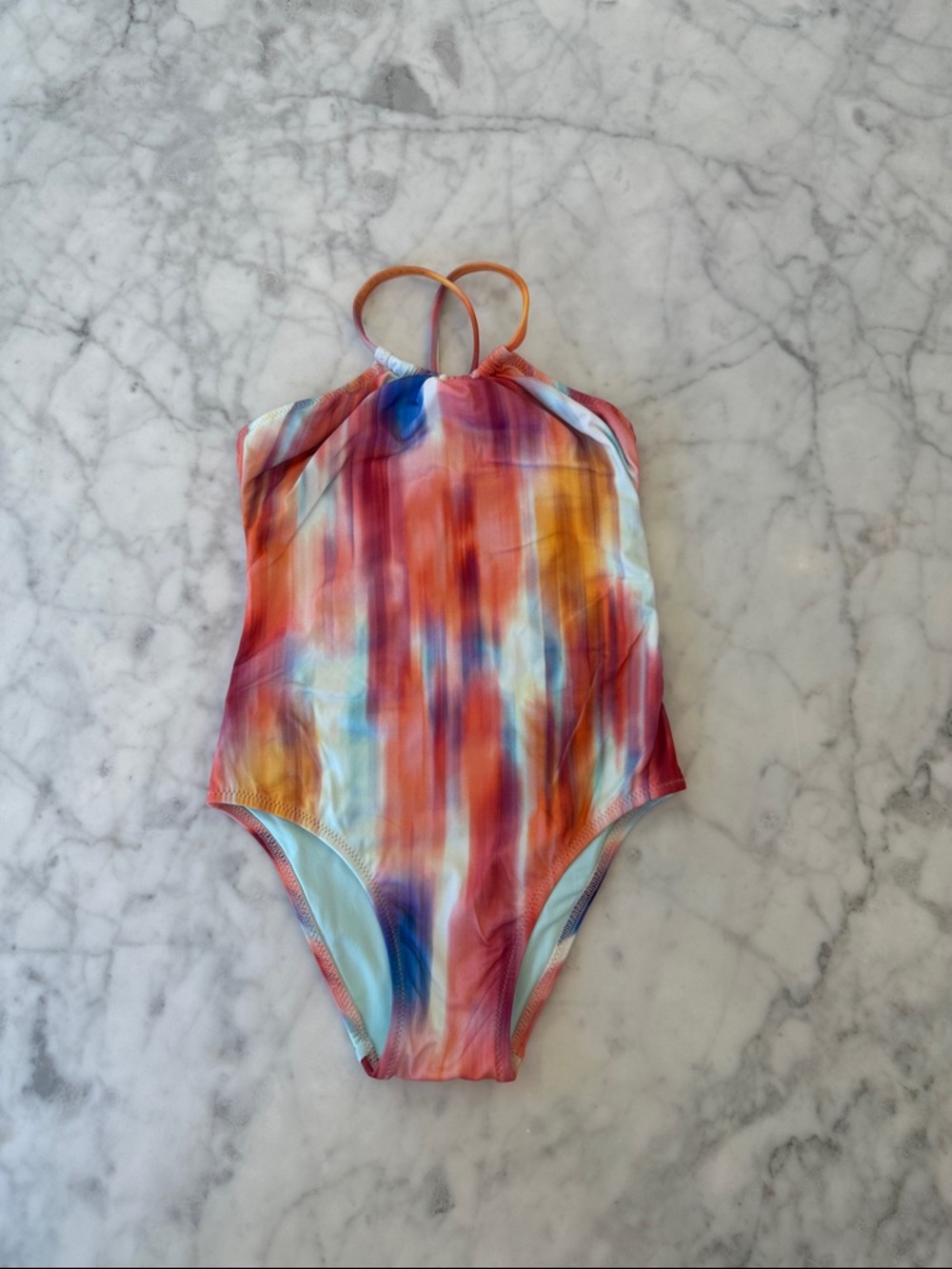 NWOT VILEBREQUIN Kids Tie-Dye One-Piece Swimsuit - Multicolor
